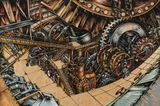 Magic of Atlas Scene Design of Luocha - Inside the Battery by Sun Xun contemporary artwork painting sculpture