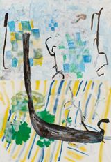 Stand up and Turn around by Lin Yihsuan contemporary artwork painting