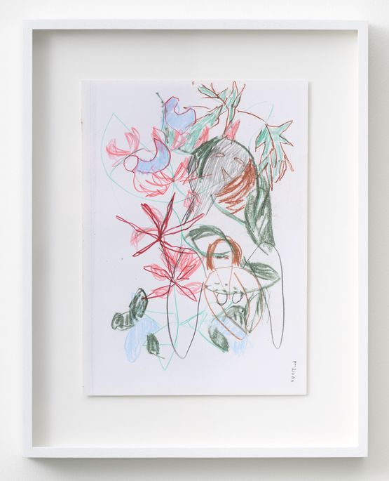 De-Fossilization Of The Look Dialogue With Madonna Del Parto by Pelagie Gbaguidi contemporary artwork Works on Paper