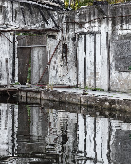 Abandoned Building on Miami River by Anastasia Samoylova contemporary artwork Photography