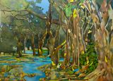 After the Rain by Joseph Ntensibe contemporary artwork painting