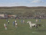 Sunday Game by Serban Savu contemporary artwork painting