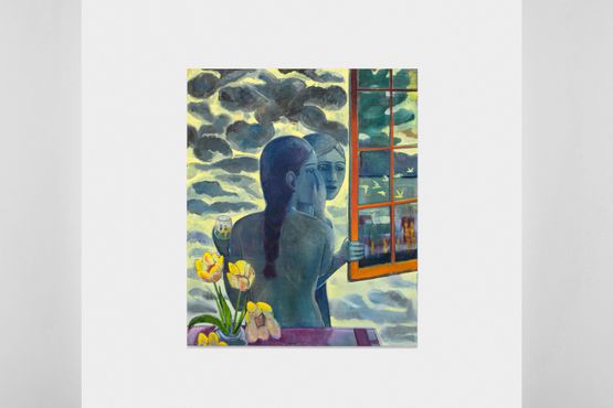 A Window To Another World by Carlo DAnselmi contemporary artwork Painting