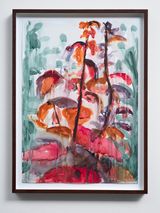 Garden study signs of Autumn I by Banele Khoza contemporary artwork painting works on paper