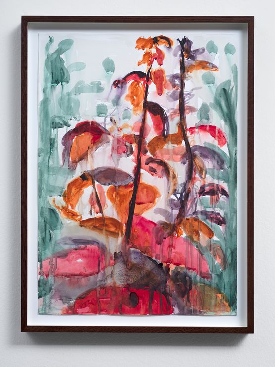 Garden study signs of Autumn I by Banele Khoza contemporary artwork Painting