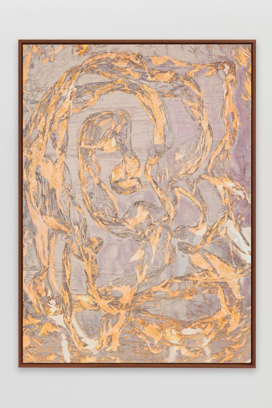 Gold Delta 2024 by Dawn Ng contemporary artwork Painting