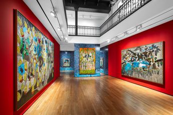 Contemporary art exhibition Omar Ba Kaidara at Templon 28 Grenier Saint-Lazare Paris France