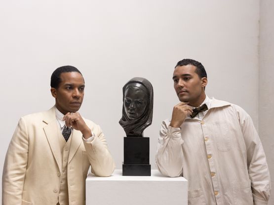 Iolaus  In the Life Once Again... Statues Never Die by Isaac Julien contemporary artwork Print