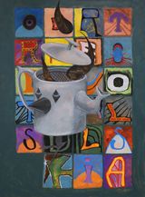 Tools Are Validated Bird Pot by Kaito Itsuki contemporary artwork painting