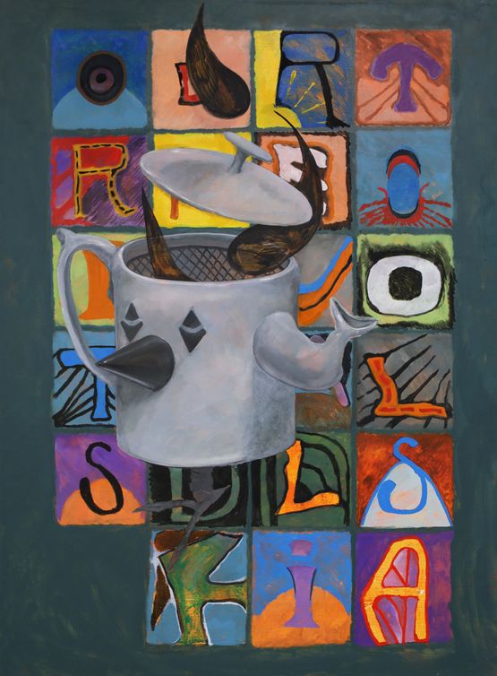 Tools Are Validated Bird Pot by Kaito Itsuki contemporary artwork Painting
