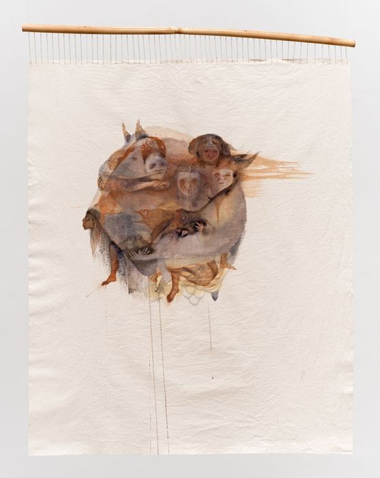 from the series chao de molho e imbigos by Josi contemporary artwork Drawing