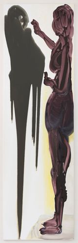 The Origin of Painting The Double Room by Marlene Dumas contemporary artwork painting works on paper