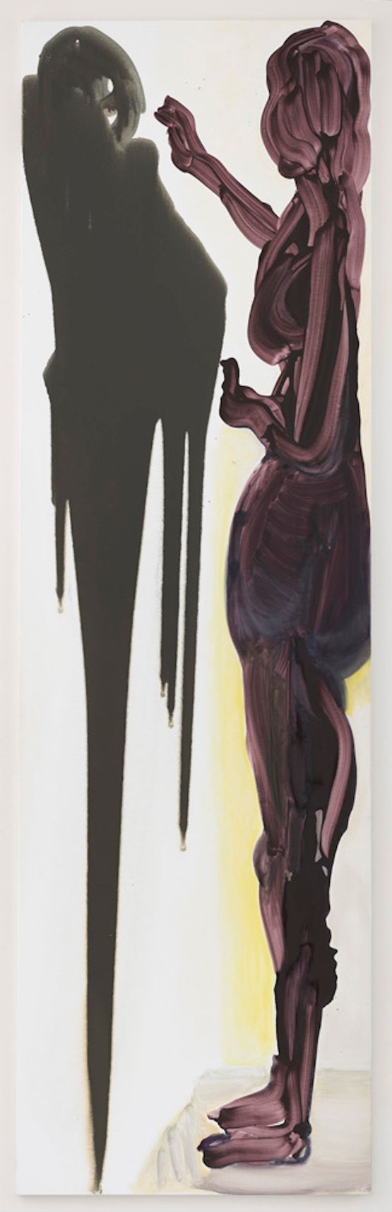 The Origin of Painting The Double Room by Marlene Dumas contemporary artwork Painting