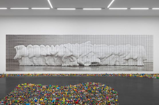 Instinctive unproductive and free Departure by Ryan Gander contemporary artwork Works on Paper
