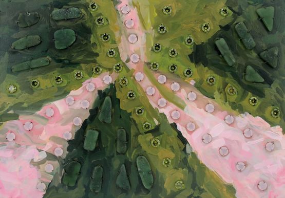 BEZIER by Moniek Schrijer contemporary artwork Painting