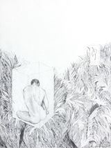 Careless whistles by Moses Tan contemporary artwork drawing works on paper