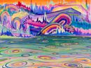 Camps by the river by Huang Yuxing contemporary artwork Painting