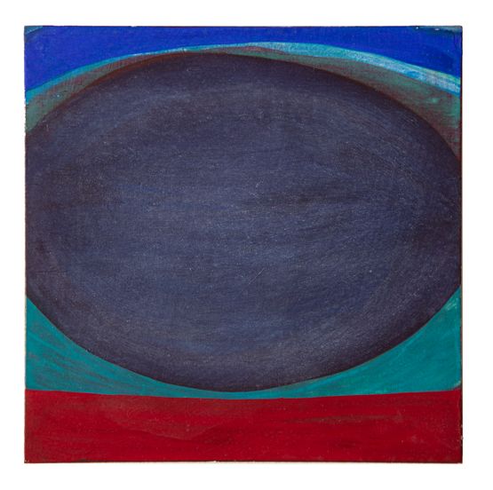 The Black Stone by Amina Ahmed contemporary artwork Painting