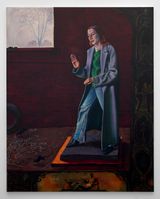 The pedestal by Bendt Eyckermans contemporary artwork painting