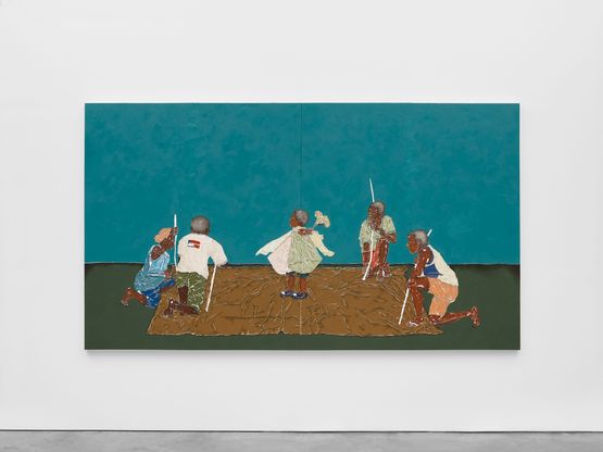 Crianca Baba Egun by Dalton Paula contemporary artwork Painting