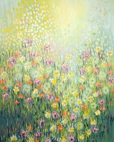 Dandelions lV by Maria Tan contemporary artwork painting
