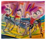 Party of Life by Sophie Von Hellermann contemporary artwork painting