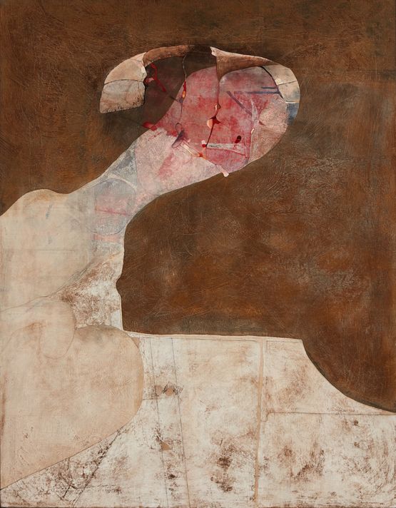 Figure en diagonal by Enrique Brinkmann contemporary artwork Painting