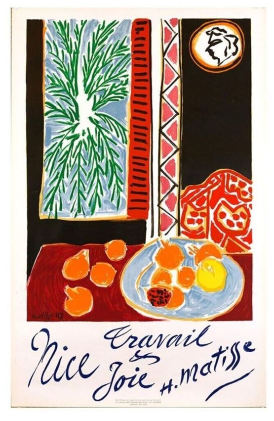 Nice Travail  Joie 19471990s by Henri Matisse contemporary artwork Print