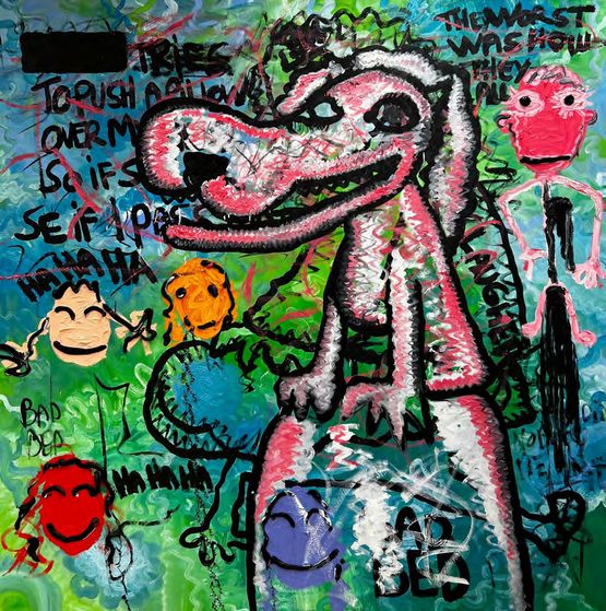 Untitled by Bjarne Melgaard contemporary artwork Painting