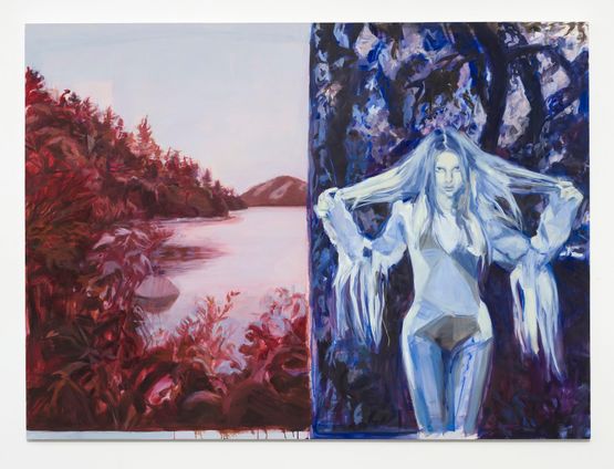 Swamp Witch by Janet Werner contemporary artwork Painting