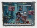 but i live in a hologram with you by Qualeasha Wood contemporary artwork Textile