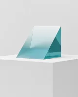 121319 Blue Grey Wedge by Peter Alexander contemporary artwork sculpture