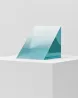 121319 Blue Grey Wedge by Peter Alexander contemporary artwork Sculpture