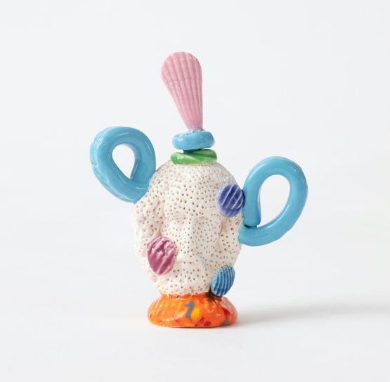 Poxed Homer Stinky Bottle by Glenn Barkley contemporary artwork Sculpture