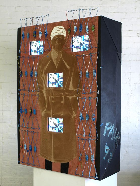 Maciunas Painting 1 by Nam June Paik contemporary artwork Painting