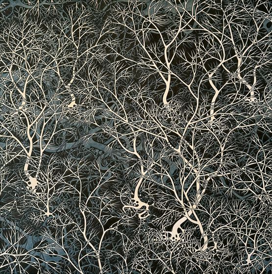 THE DESIRE OF LIBIDOVEINS OF THE EARTH NO. 01 by Lao Tongli contemporary artwork Painting