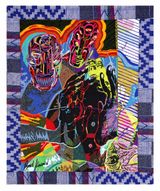 Stabilizing the Catalyst by Basil Kincaid contemporary artwork textile