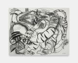 Raf raf bytva by Lera Derkach contemporary artwork drawing