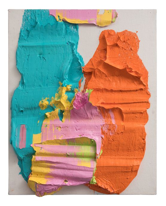 A Rainbow on an Iron Frame by Zhu Jinshi contemporary artwork Painting
