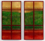 Bomb Pond Memorial by KV Duong contemporary artwork painting