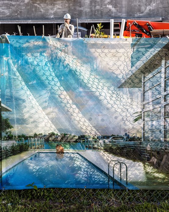 Construction in Normandy Shores by Anastasia Samoylova contemporary artwork Photography