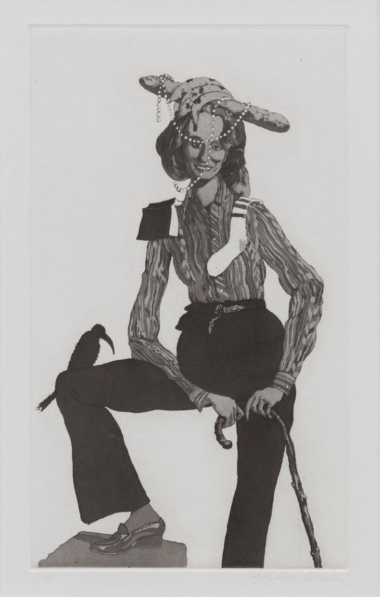 The Red Shoe by John Currin contemporary artwork Print