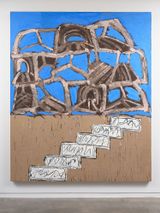 Beyond the Blue Yonder by Basil Beattie contemporary artwork painting