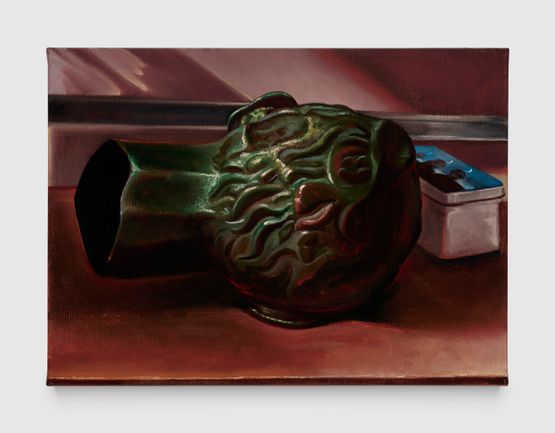 A bronze head by Bendt Eyckermans contemporary artwork Painting