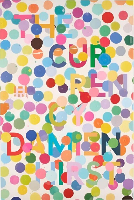 Damien Hirst - The Currency - Purple by Damien Hirst contemporary artwork Works on Paper