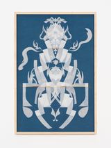 Queen Squirrel Soul Streamers  Mesmerizing Mesh 87 by Haegue Yang contemporary artwork works on paper