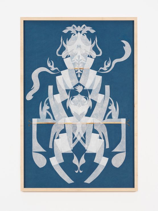 Queen Squirrel Soul Streamers  Mesmerizing Mesh 87 by Haegue Yang contemporary artwork Works on Paper