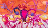 Pick a Battle by Caison Wang contemporary artwork painting