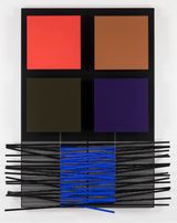 Color y grandes barras by Jesus Rafael Soto contemporary artwork painting sculpture
