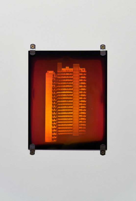 Untitled holographic building 06 by Tao Hui contemporary artwork Sculpture